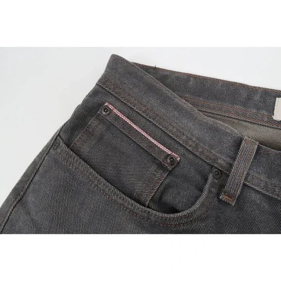 Naked & Famous Weird Guy Hunter Stretch Selvedge Denim Jeans Mens 32 Red Lined - Picture 7 of 13